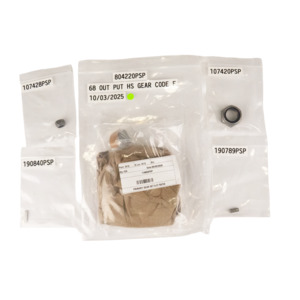 GEAR KIT, 68 OUTPUT, CODE F