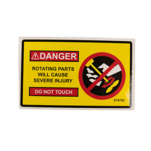 CAUTION STICKER