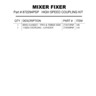 HIGH SPEED COUPLING KIT
