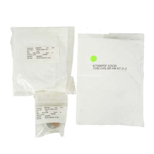 CHANGE GEAR KIT, RATIO 21.1 MODEL 72/82
