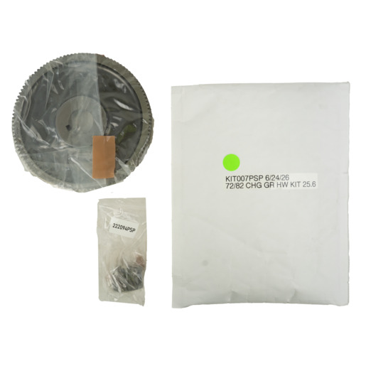 CHANGE GEAR KIT, RATIO 25.6 MODEL 72/82