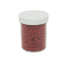 VIAL OF RED BEADS