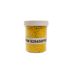 VIAL OF YELLOW BEADS