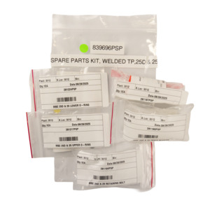 SPARE PARTS KIT, WELDED TP, 25D & 25