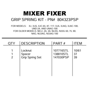 GRIP SPRING KIT
