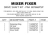 DRIVE SHAFT KIT XD 2 SIZE