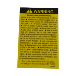 DECAL, WARNING