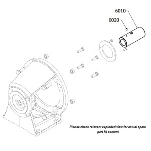 Coupling bush kit-IEC100/112-B14-F165